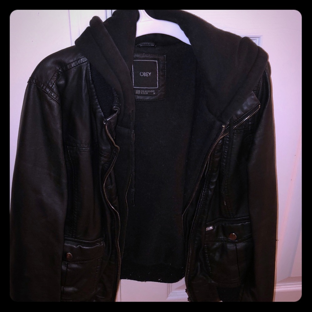Leather jacket